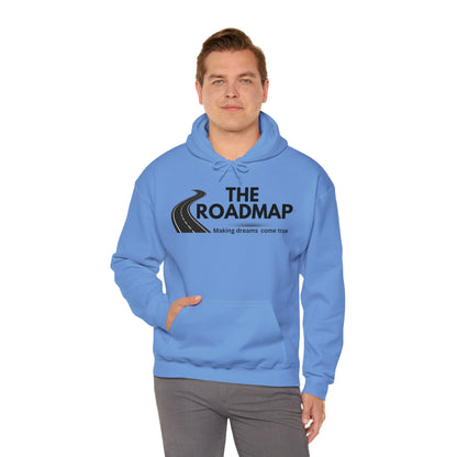 The RoadMap - Unisex Heavy Blend™ Hooded Sweatshirt (MAKING DREAMS COME TRUE) Black Design