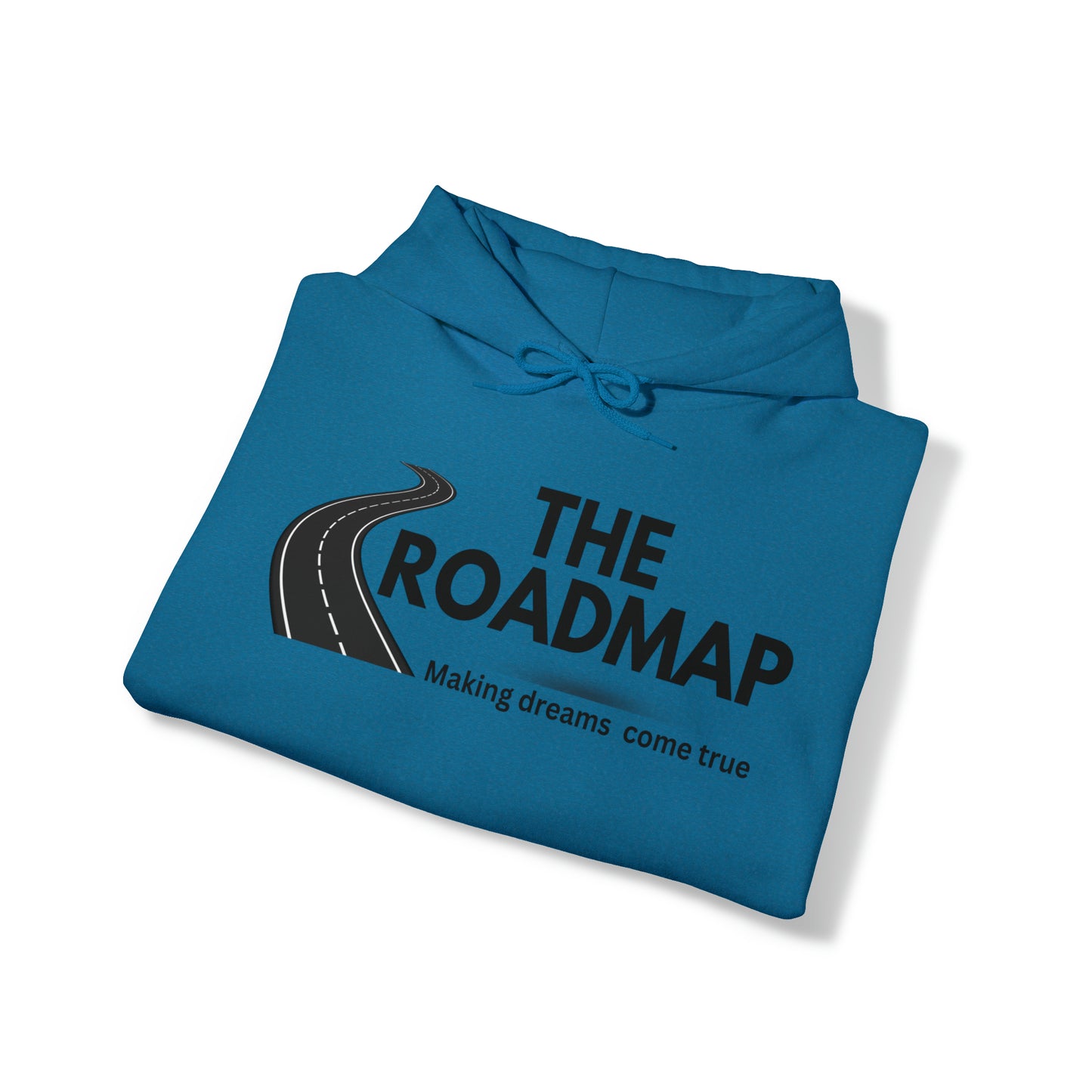 The RoadMap - Unisex Heavy Blend™ Hooded Sweatshirt (MAKING DREAMS COME TRUE) Black Design