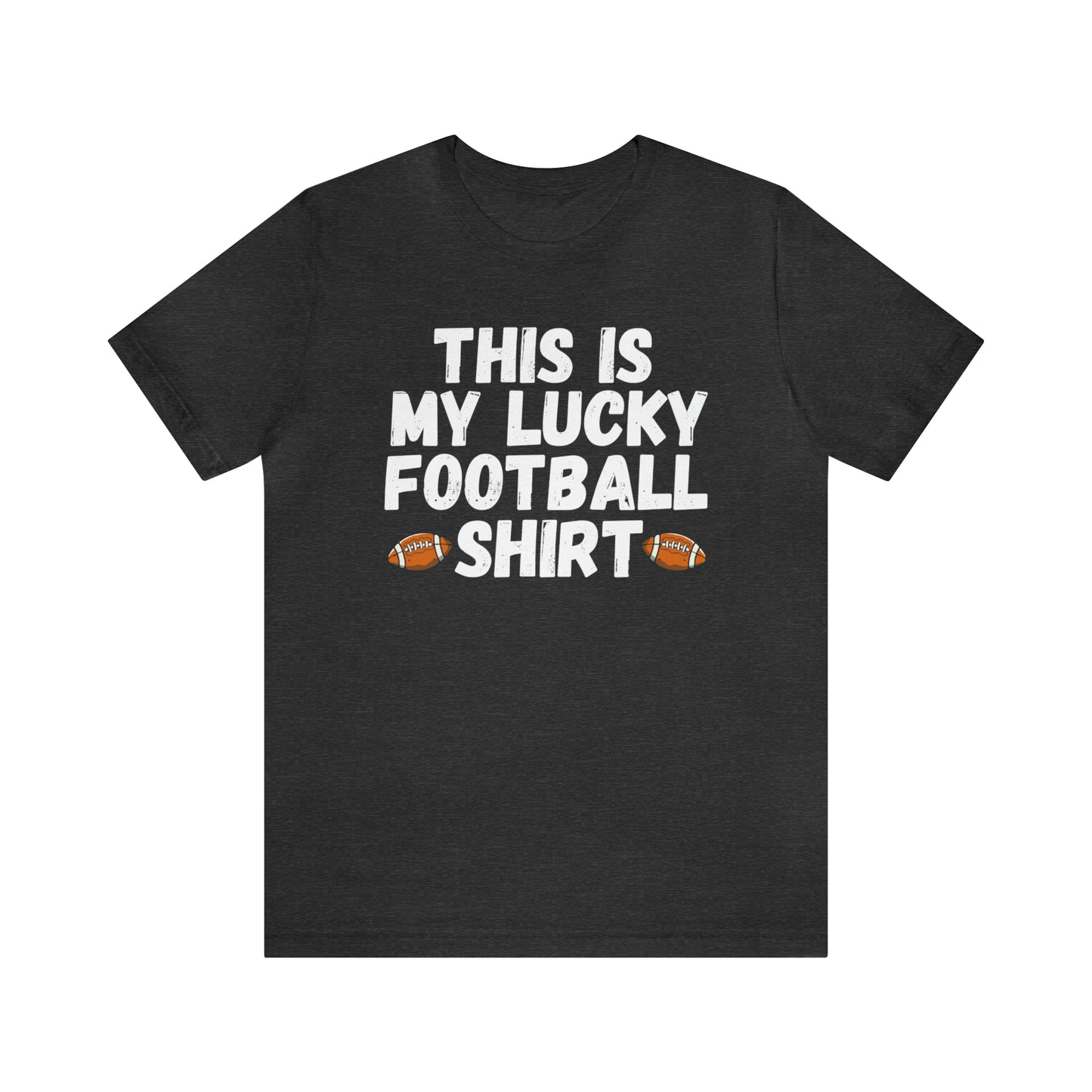 My Lucky Football Shirt Game Day T-Shirt Football Fan Tee