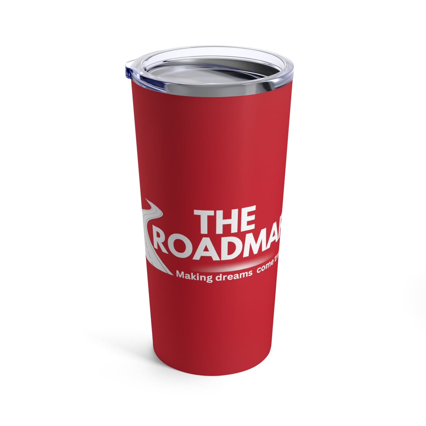 The RoadMap - Tumbler 20oz (MAKING DREAMS COME TRUE) Red w/White Design