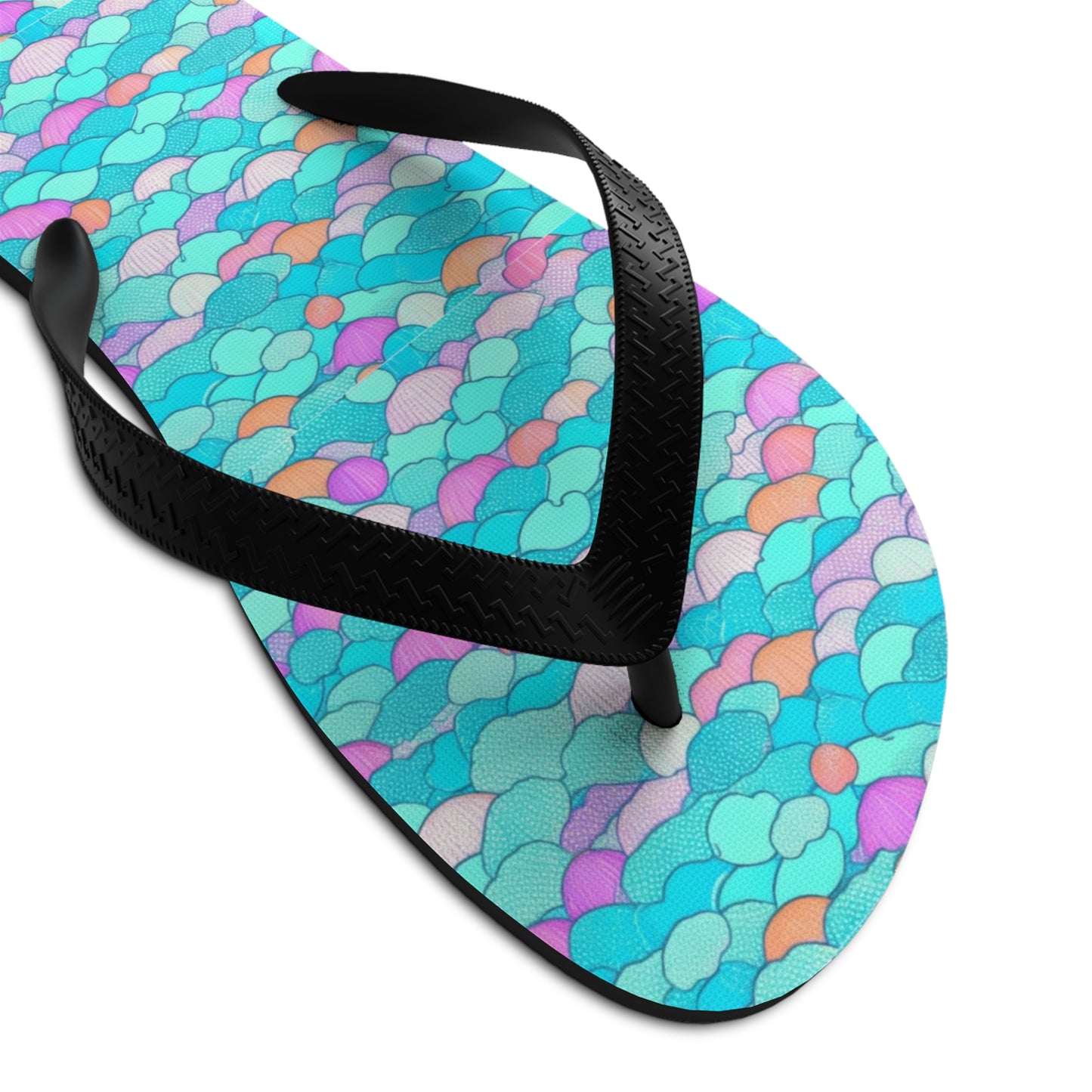 Unisex Mermaid Scales Flip Flops