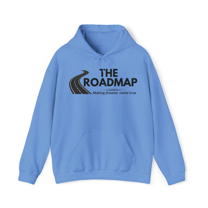 The RoadMap - Unisex Heavy Blend™ Hooded Sweatshirt (MAKING DREAMS COME TRUE) Black Design