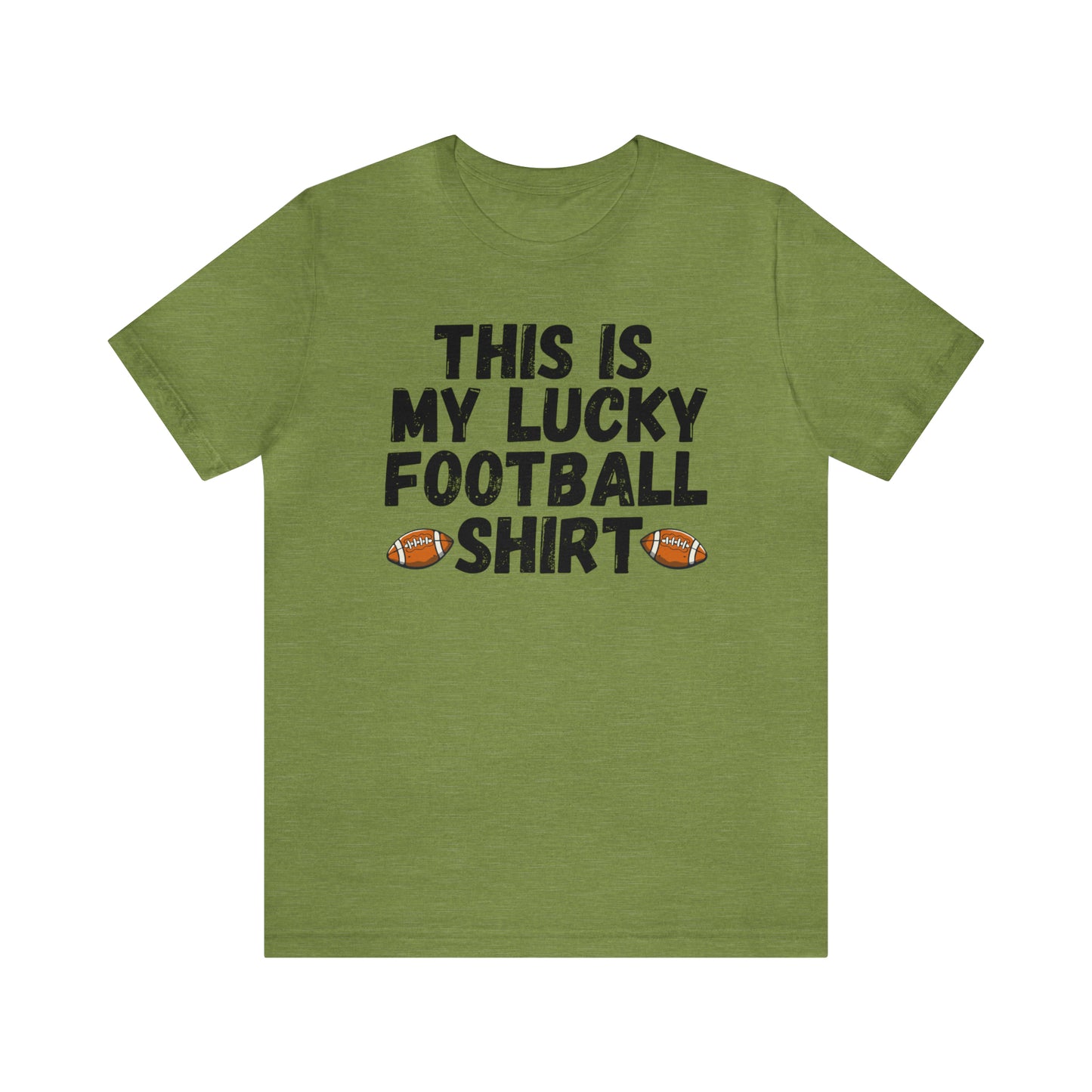 My Lucky Football Shirt Game Day T-Shirt Football Fan Tee