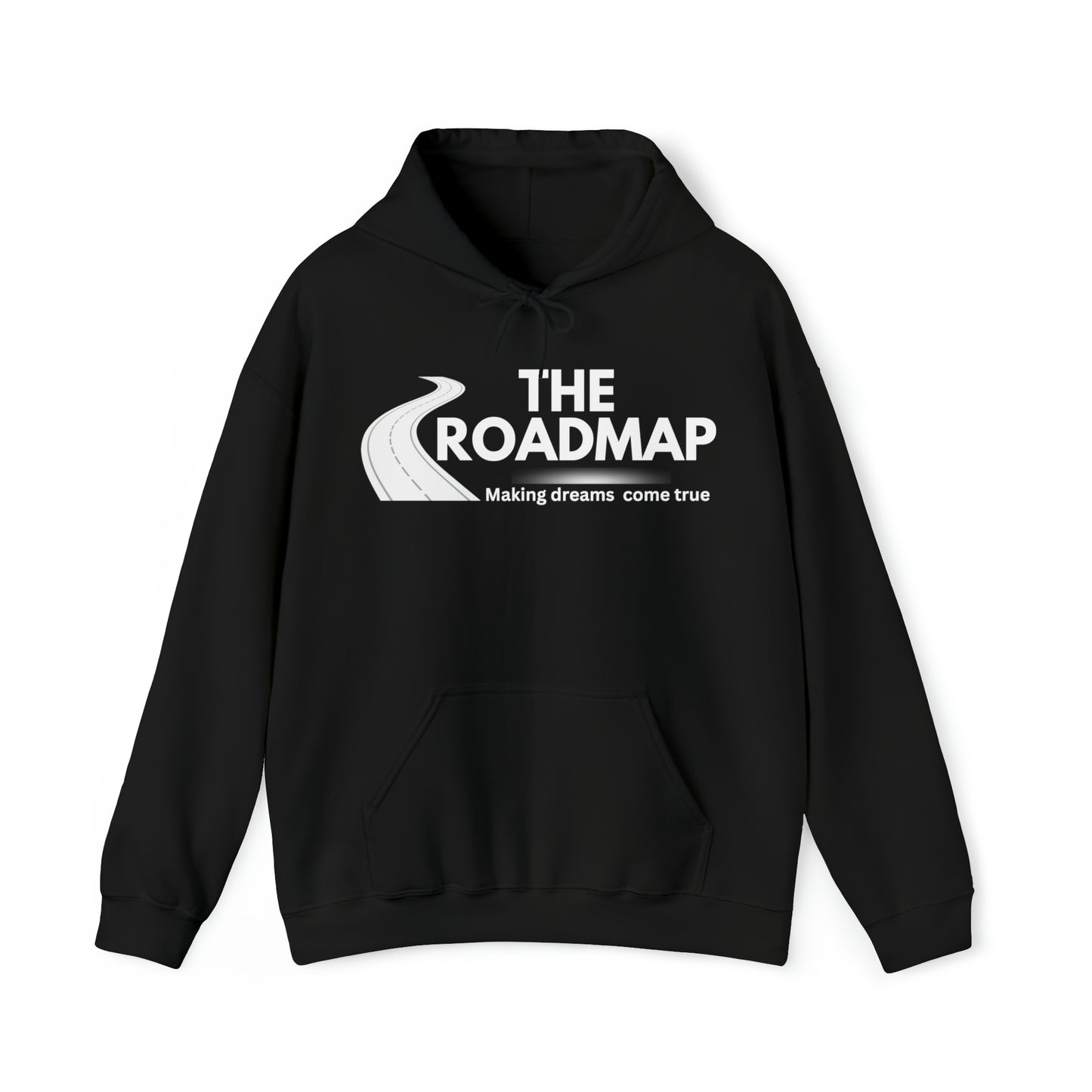 The RoadMap - Unisex Heavy Blend™ Hooded Sweatshirt (MAKING DREAMS COME TRUE) White Design