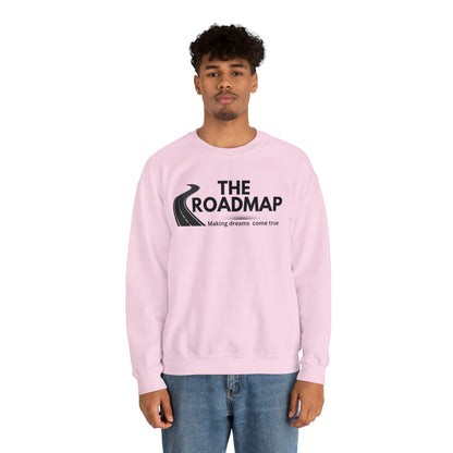 The RoadMap - Unisex Heavy Blend™ Crewneck Sweatshirt (MAKING DREAMS COME TRUE) Black Design