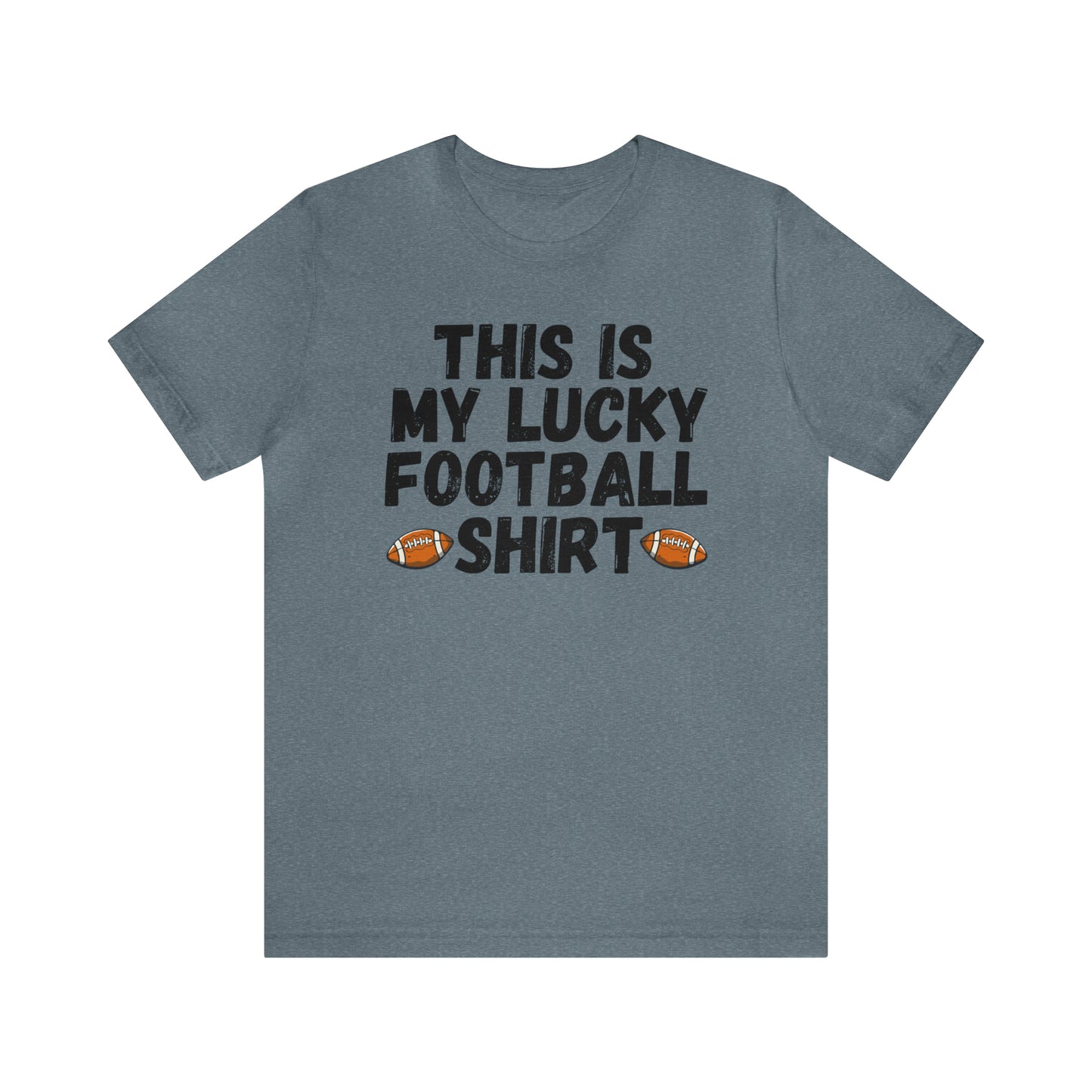 My Lucky Football Shirt Game Day T-Shirt Football Fan Tee