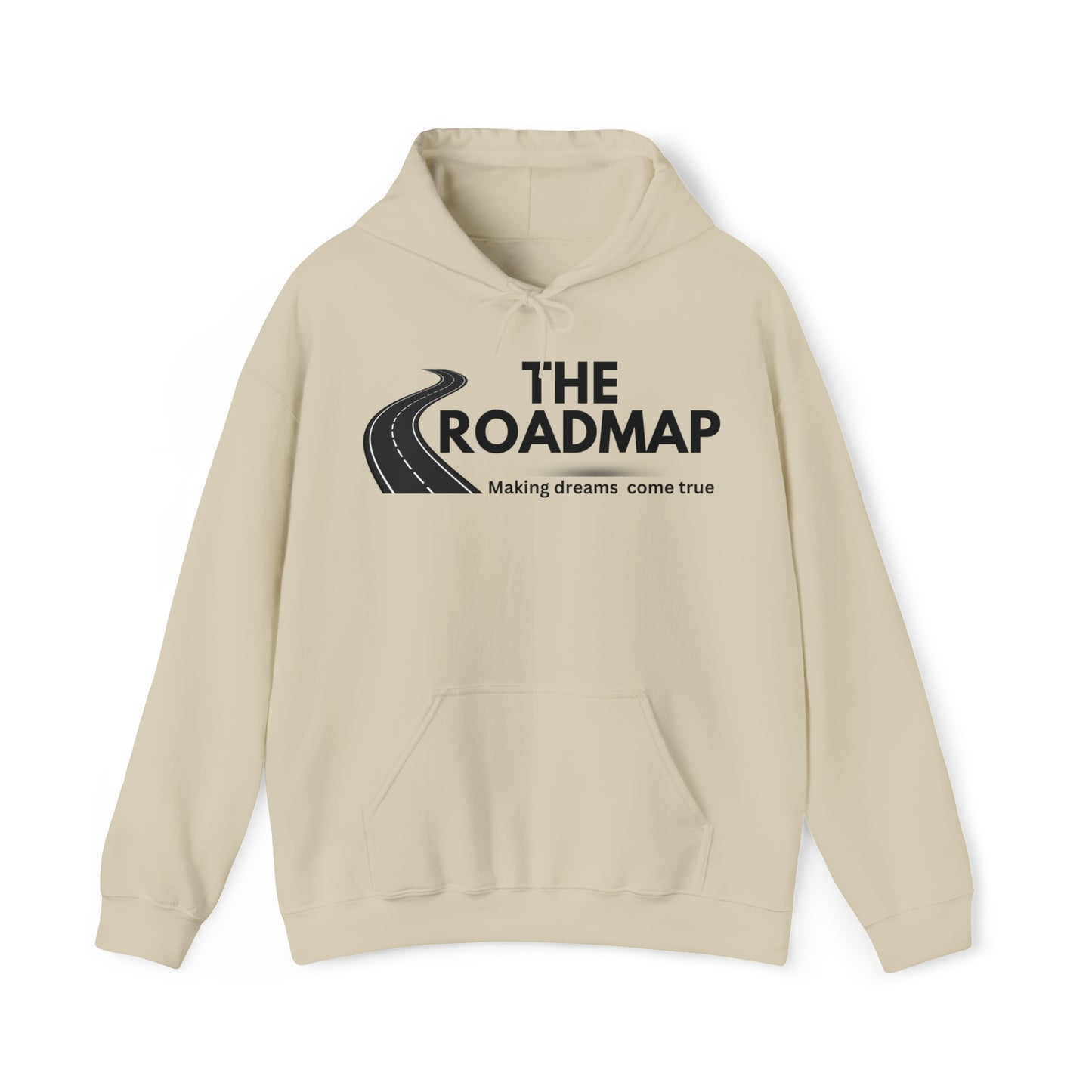 The RoadMap - Unisex Heavy Blend™ Hooded Sweatshirt (MAKING DREAMS COME TRUE) Black Design