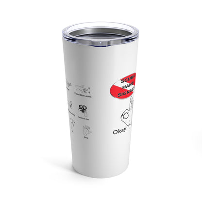 Scuba Hand Signals Tumbler Mug