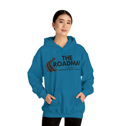 The RoadMap - Unisex Heavy Blend™ Hooded Sweatshirt (MAKING DREAMS COME TRUE) Black Design