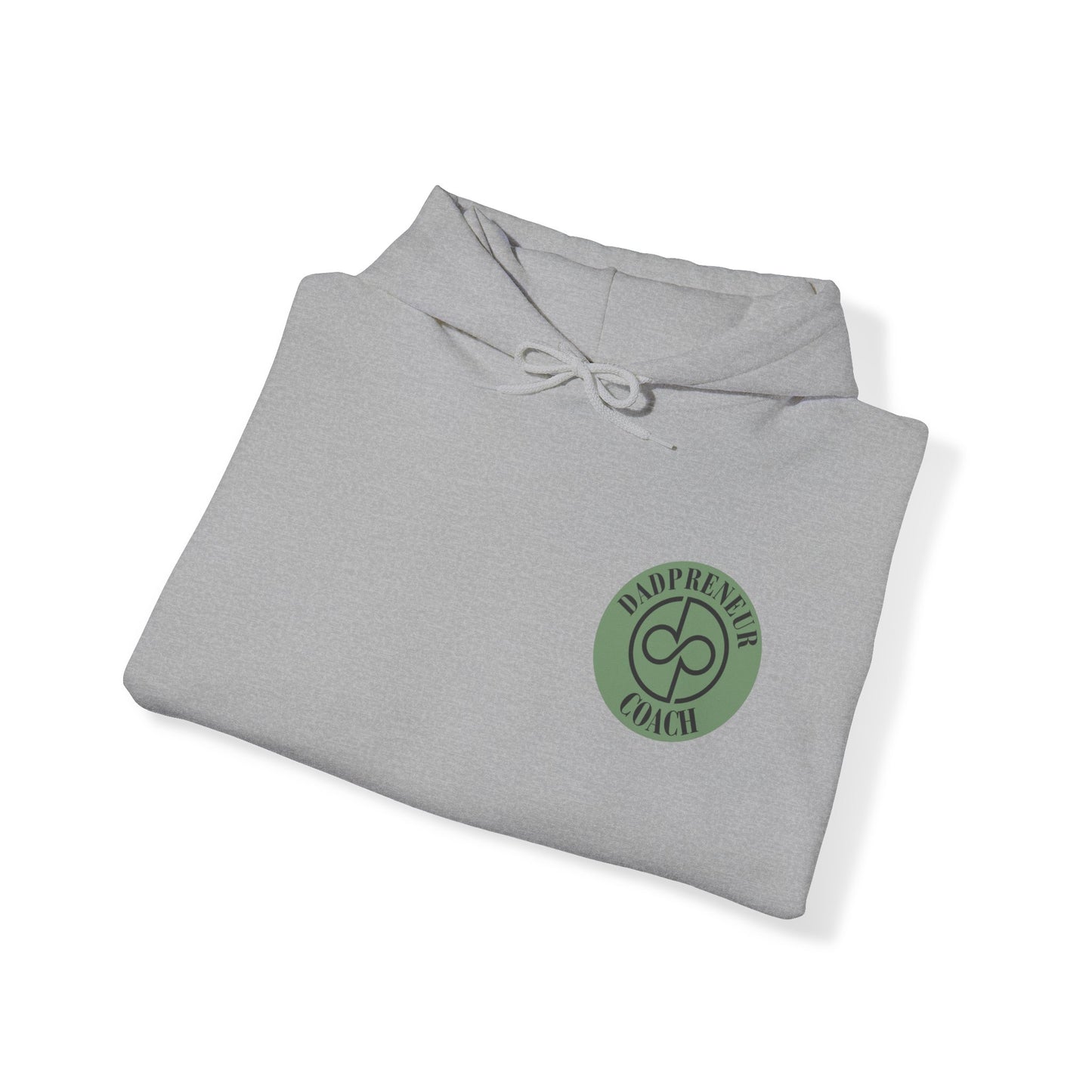 Dadpreneur - Unisex Heavy Blend™ Hooded Sweatshirt (DADPRENEUR COACH LOGO)