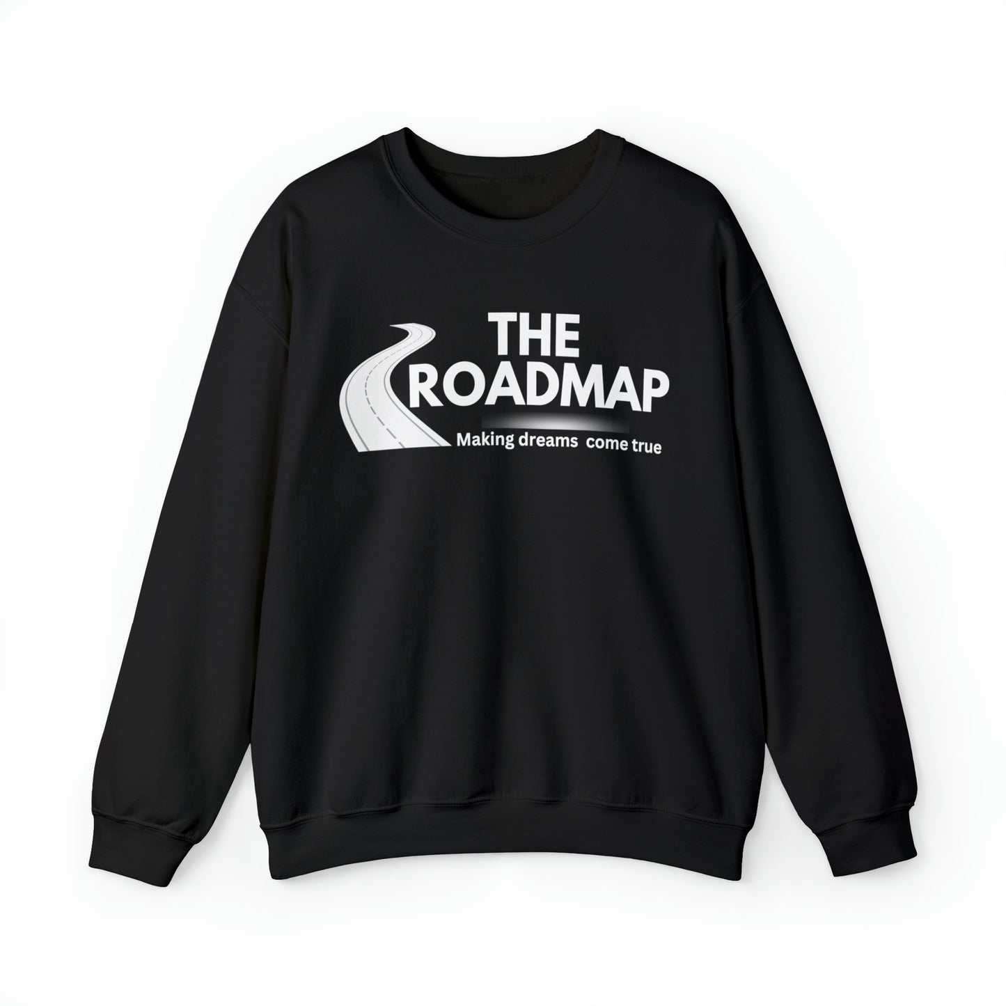 The RoadMap - Unisex Heavy Blend™ Crewneck Sweatshirt (MAKING DREAMS COME TRUE) White Design