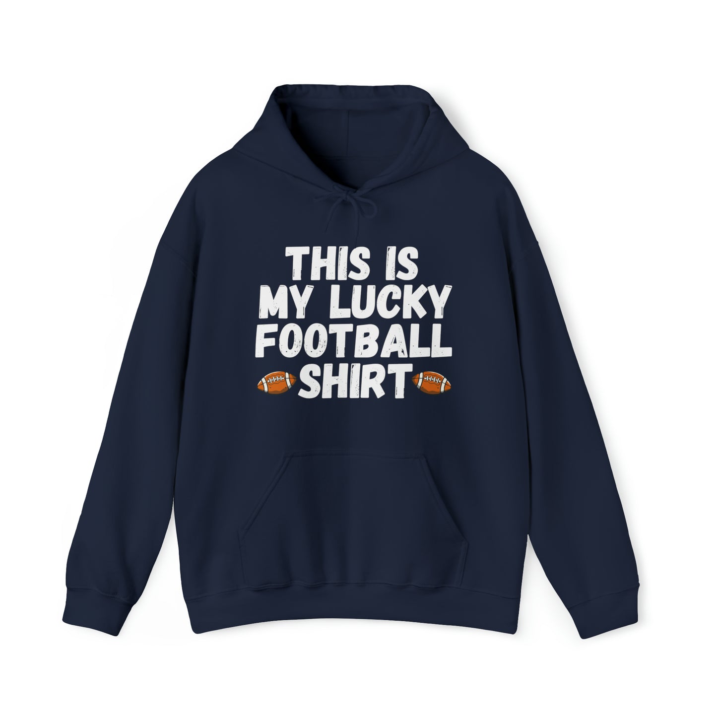 My Lucky Football Shirt Football Game Day Hoodie For Football Fan Outfit