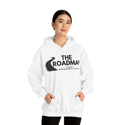 The RoadMap - Unisex Heavy Blend™ Hooded Sweatshirt (MAKING DREAMS COME TRUE) Black Design