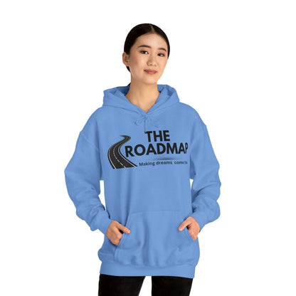 The RoadMap - Unisex Heavy Blend™ Hooded Sweatshirt (MAKING DREAMS COME TRUE) Black Design