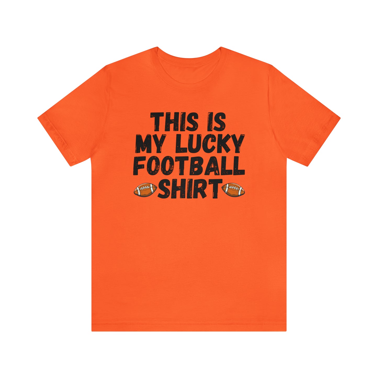 My Lucky Football Shirt Game Day T-Shirt Football Fan Tee