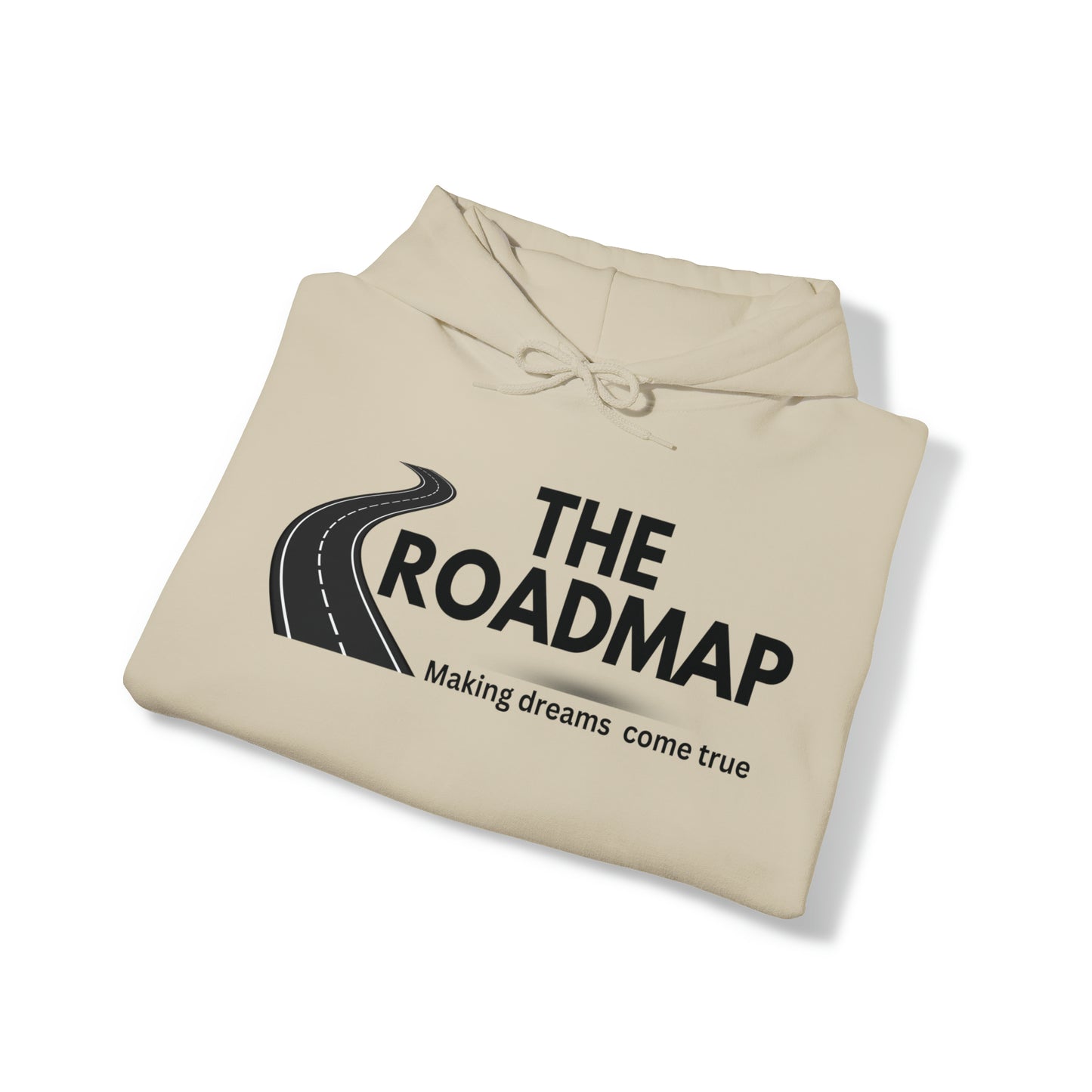 The RoadMap - Unisex Heavy Blend™ Hooded Sweatshirt (MAKING DREAMS COME TRUE) Black Design