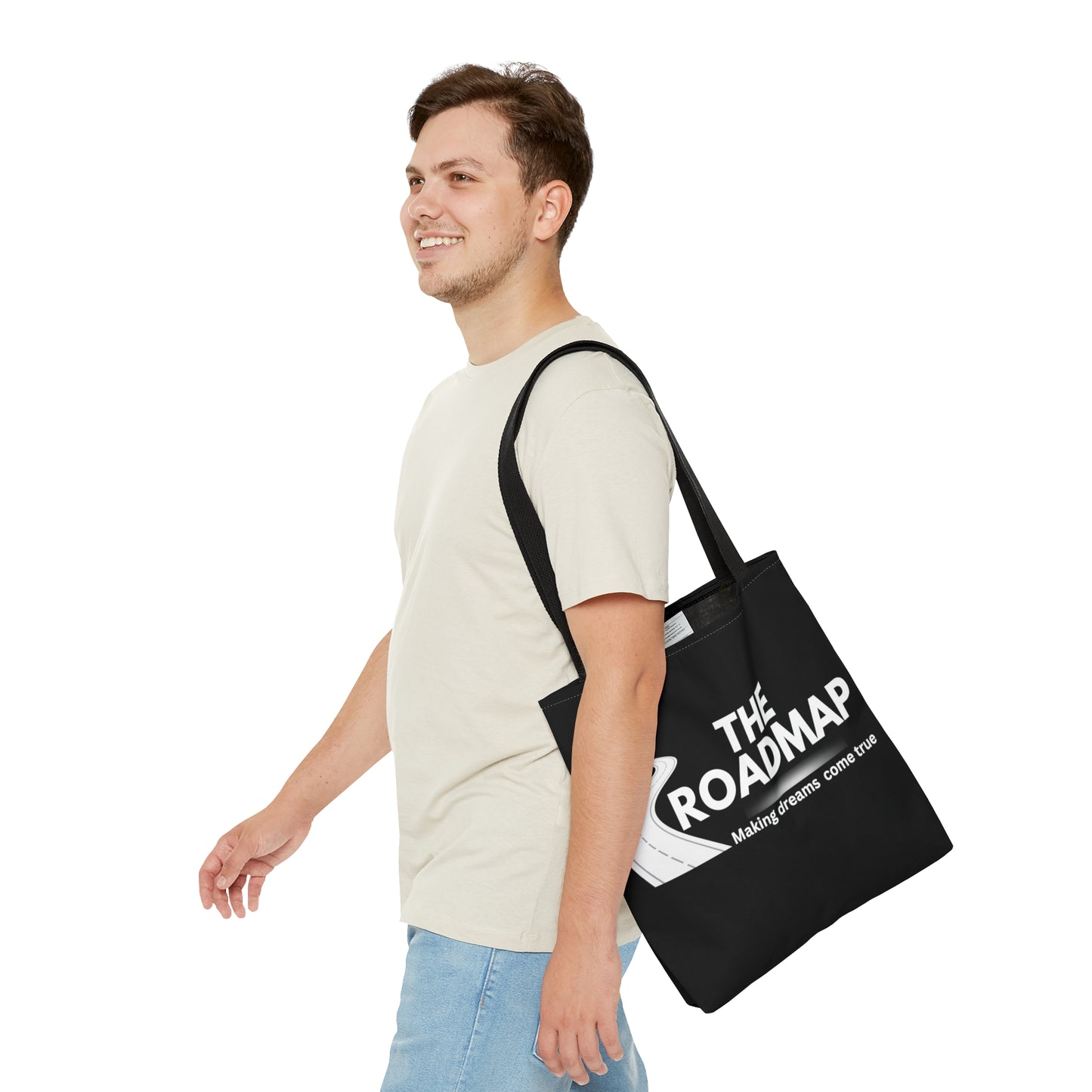 The RoadMap - Tote Bag (AOP) (MAKING DREAMS COME TRUE) White Design