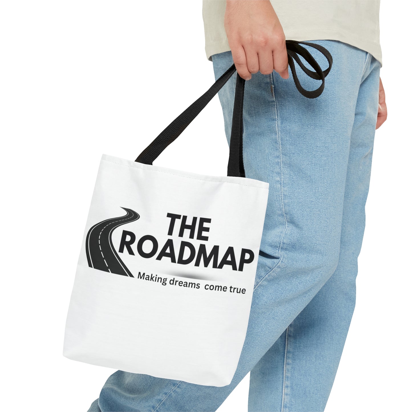 The RoadMap - Tote Bag (AOP) (MAKING DREAMS COME TRUE) Black Design