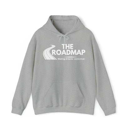 The RoadMap - Unisex Heavy Blend™ Hooded Sweatshirt (MAKING DREAMS COME TRUE) White Design