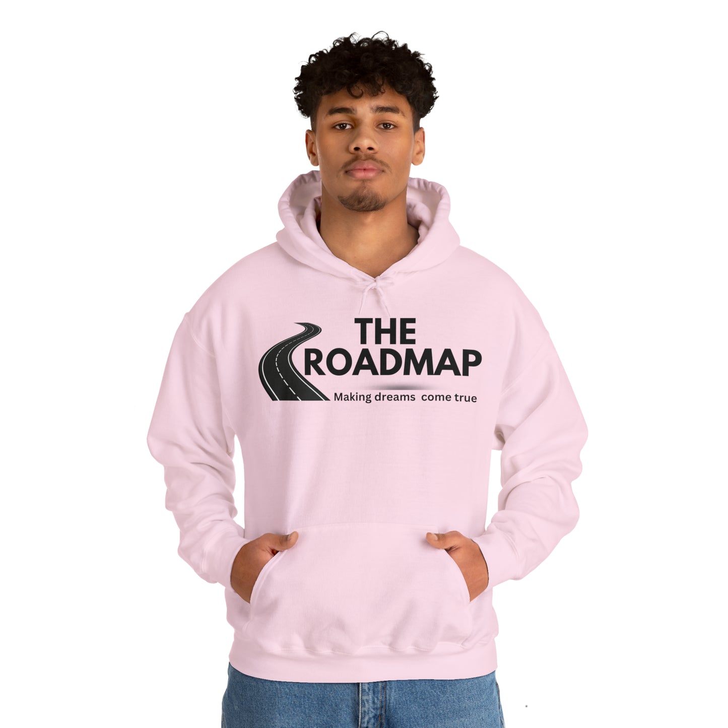 The RoadMap - Unisex Heavy Blend™ Hooded Sweatshirt (MAKING DREAMS COME TRUE) Black Design