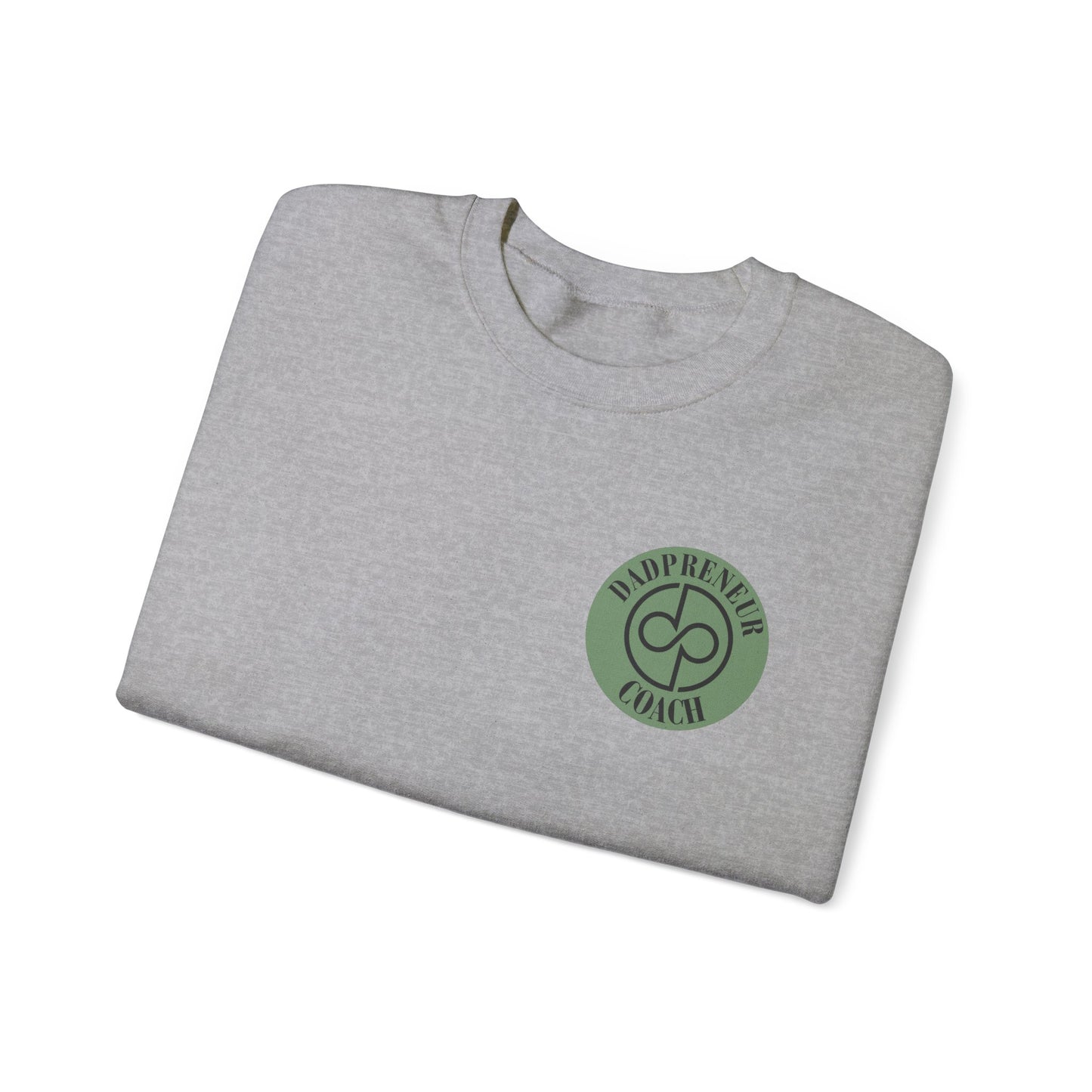 Dadpreneur - Unisex Heavy Blend™ Crewneck Sweatshirt (DADPRENEUR COACH LOGO)