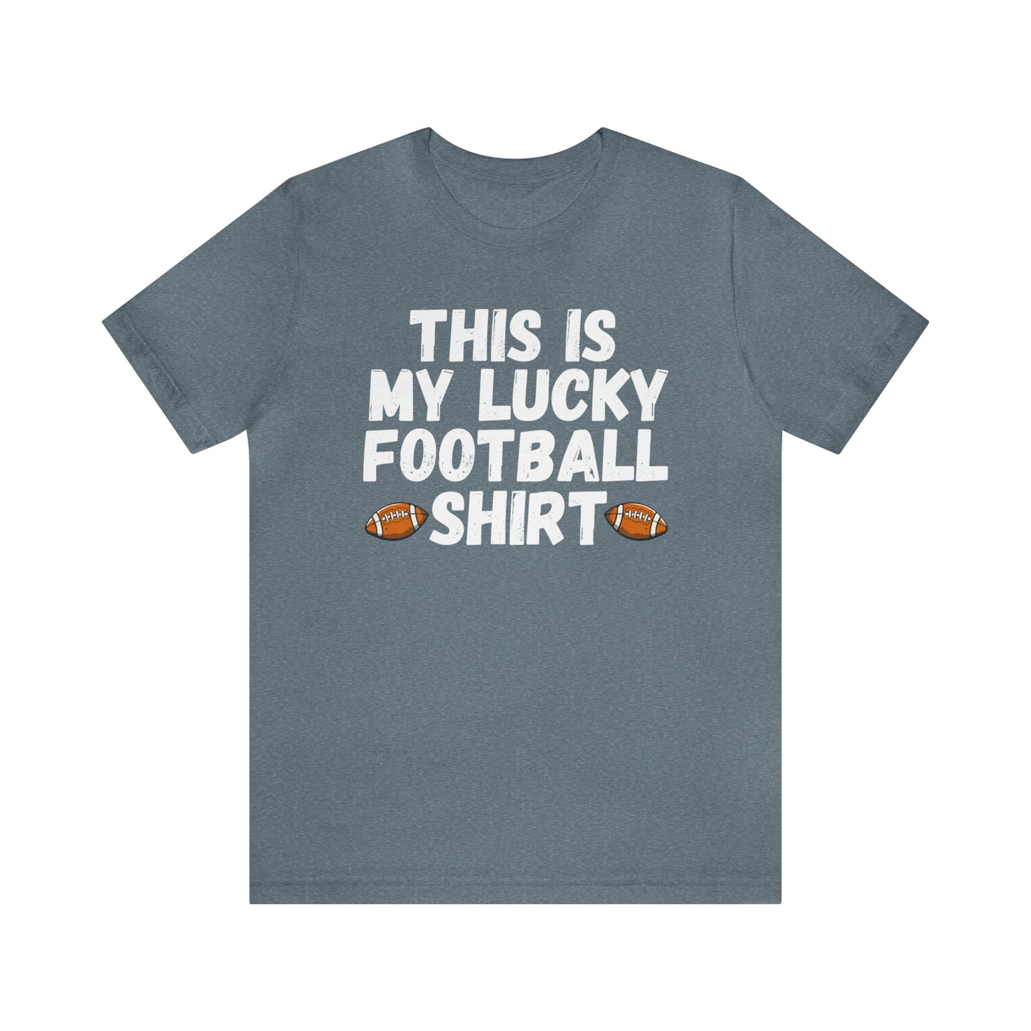 My Lucky Football Shirt Game Day T-Shirt Football Fan Tee