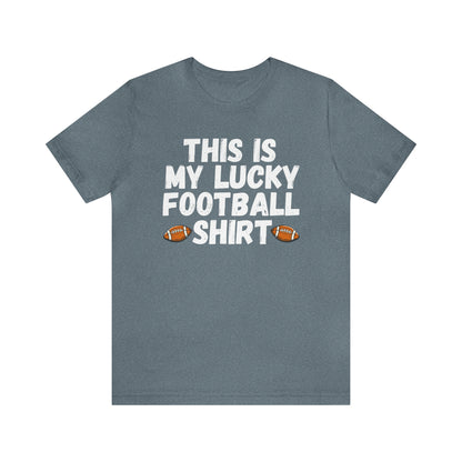 My Lucky Football Shirt Game Day T-Shirt Football Fan Tee