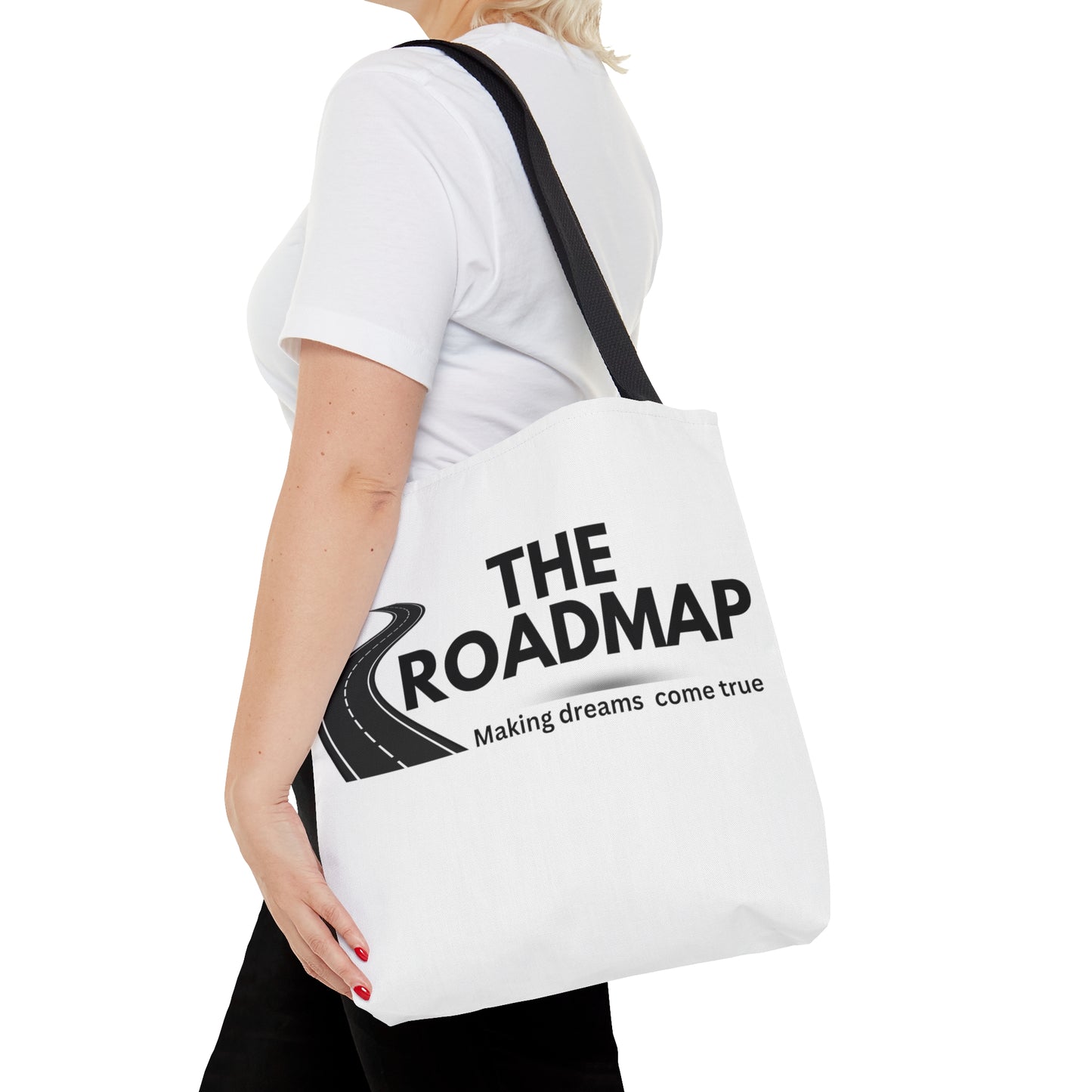 The RoadMap - Tote Bag (AOP) (MAKING DREAMS COME TRUE) Black Design