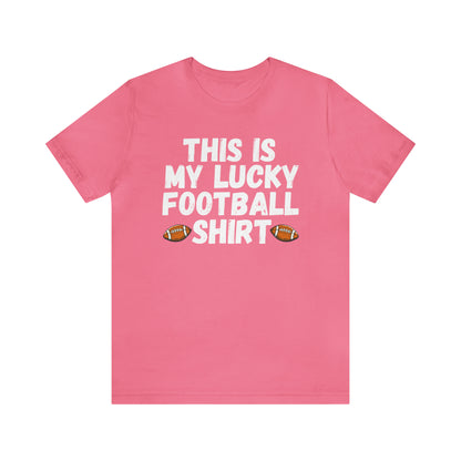 My Lucky Football Shirt Game Day T-Shirt Football Fan Tee