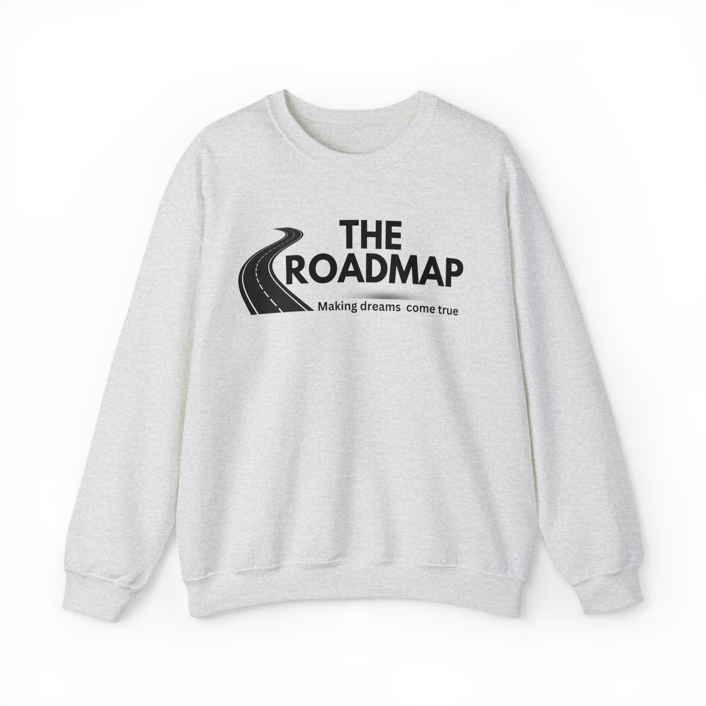 The RoadMap - Unisex Heavy Blend™ Crewneck Sweatshirt (MAKING DREAMS COME TRUE) Black Design