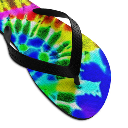 Unisex Tie Dye Flip Flops