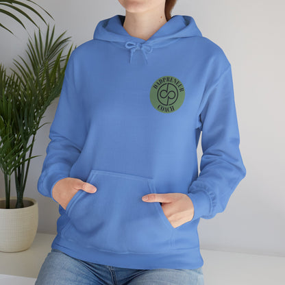 Dadpreneur - Unisex Heavy Blend™ Hooded Sweatshirt (DADPRENEUR COACH LOGO)