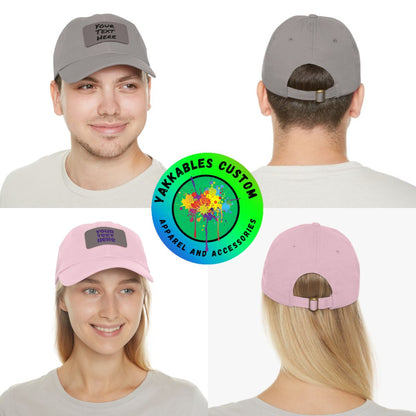 Personalized Dad Hat Custom Low-Profile Dad Hat 24 Color Variations