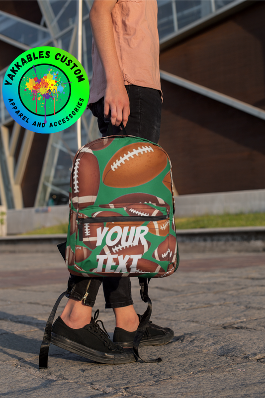 Personalized Football Backpack Football Bag