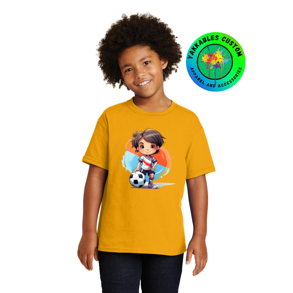 Kids Soccer Player T-shirt