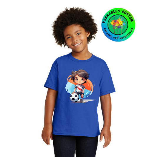 Kids Soccer Player T-shirt