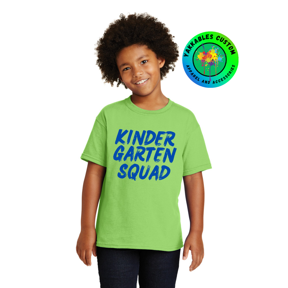 Kids Kindergarten Squad T-shirt