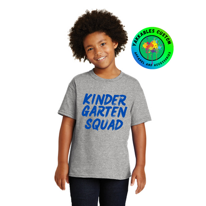 Kids Kindergarten Squad T-shirt