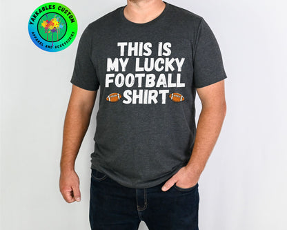 My Lucky Football Shirt Game Day T-Shirt Football Fan Tee