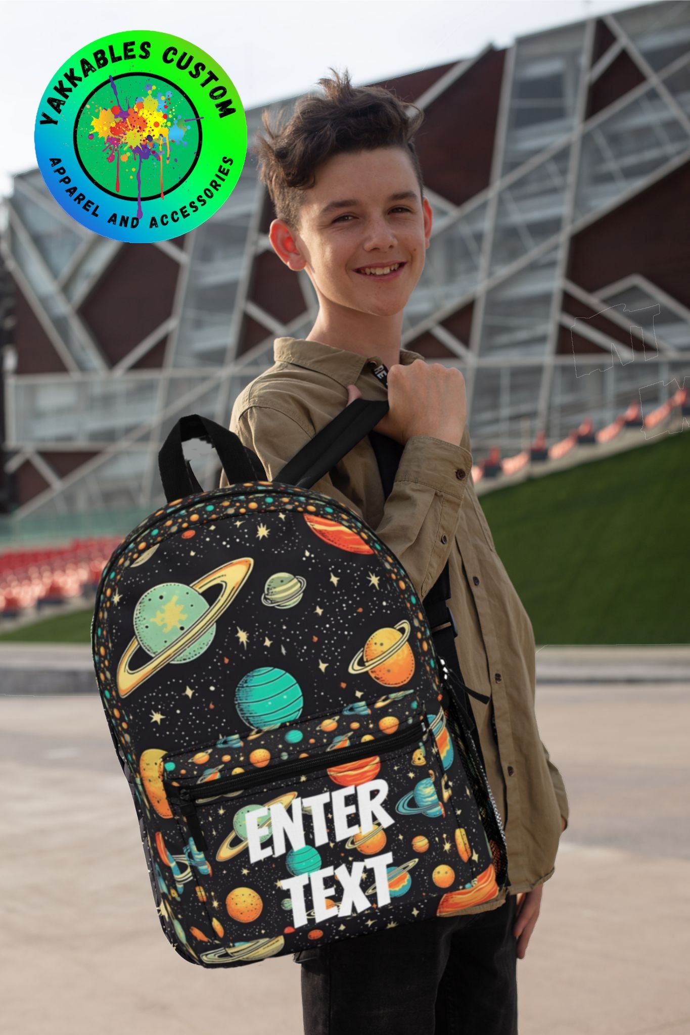 Personalized Outerspace Backpack