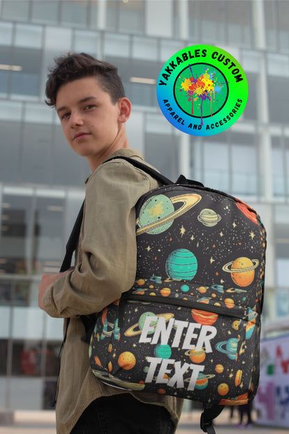 Personalized Outerspace Backpack