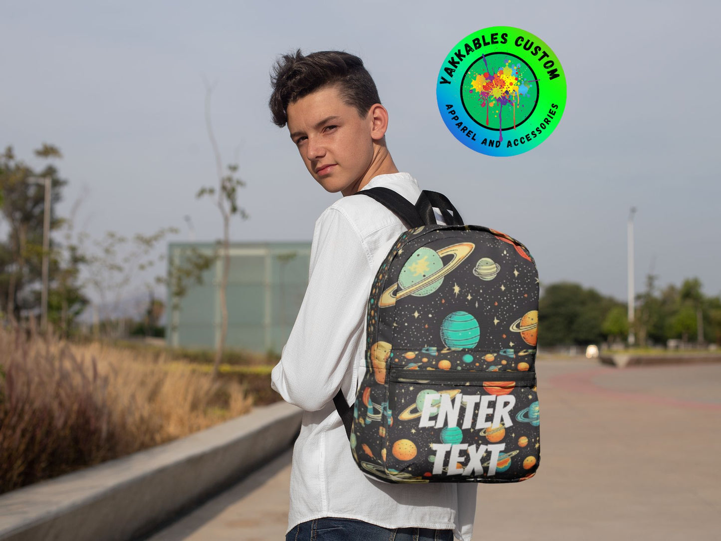 Personalized Outerspace Backpack