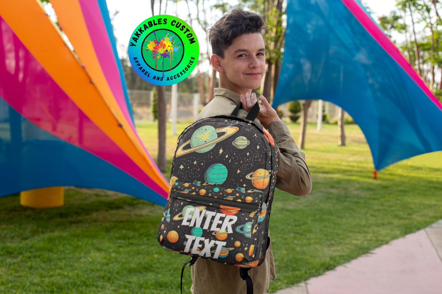 Personalized Outerspace Backpack