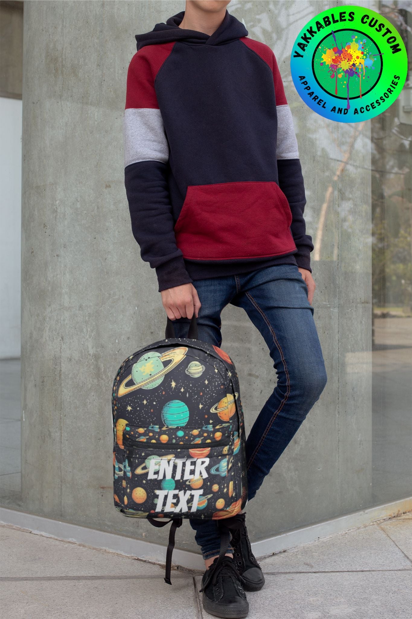 Personalized Outerspace Backpack