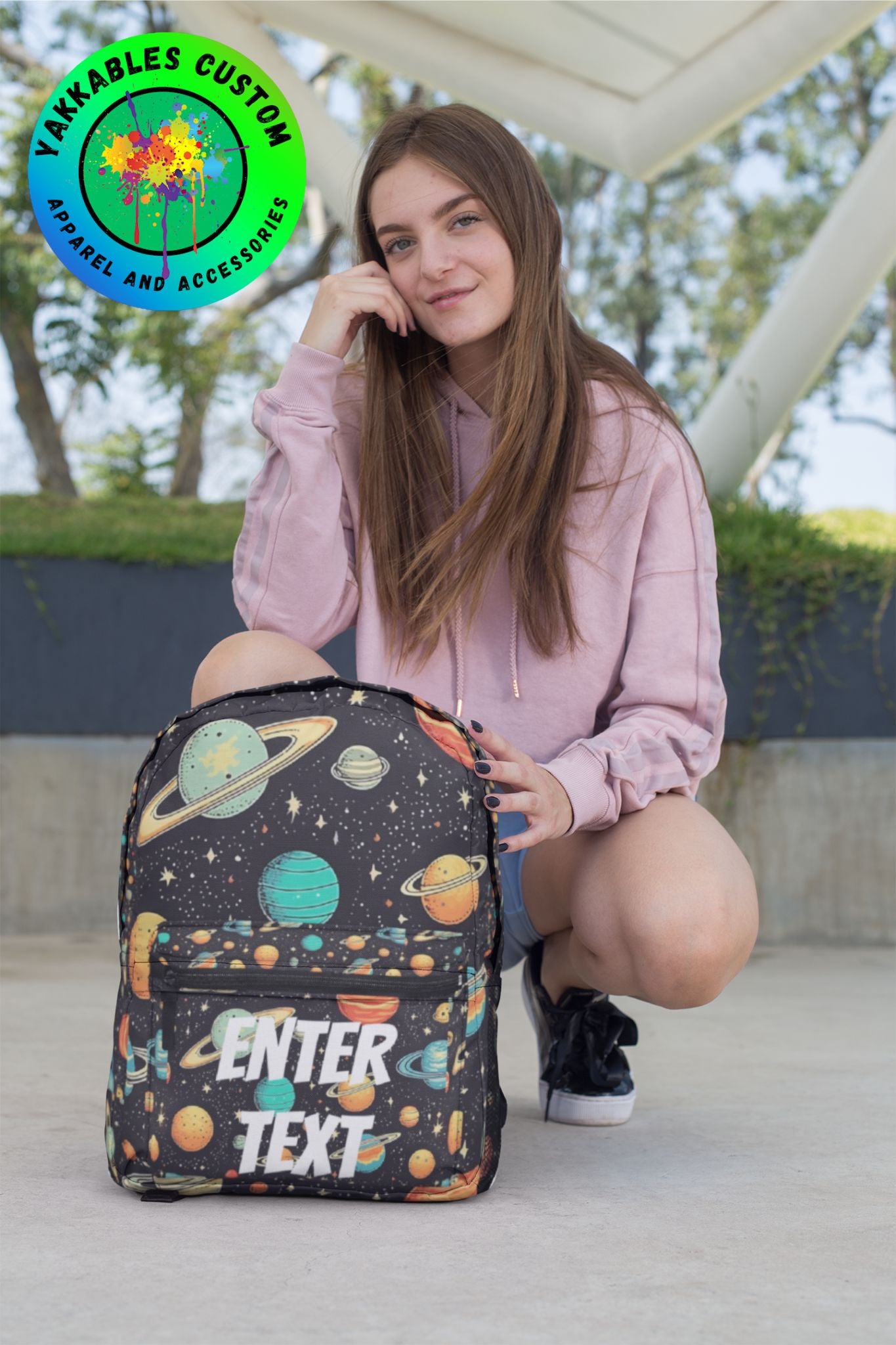 Personalized Outerspace Backpack