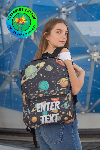 Personalized Outerspace Backpack