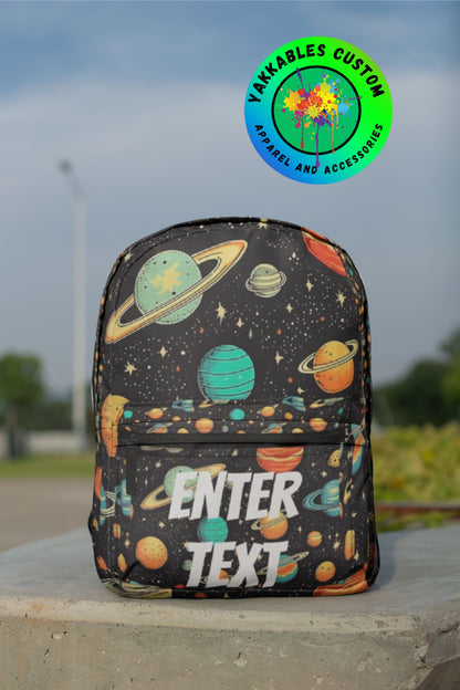 Personalized Outerspace Backpack