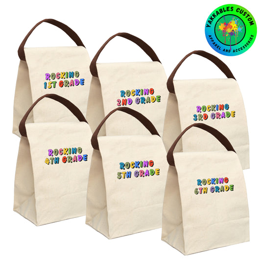 Kids Lunch Bag School Lunch Bag Eco Lunch Bag Rocking Lunch Bag