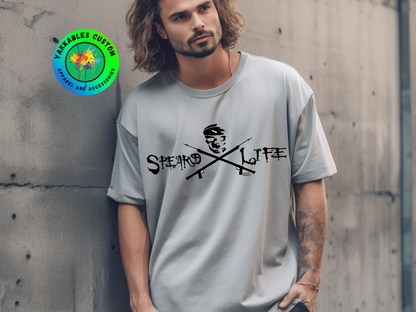 Spearolife Crossed Spearguns With Skull T-shirt