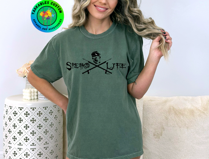 Spearolife Crossed Spearguns With Skull T-shirt